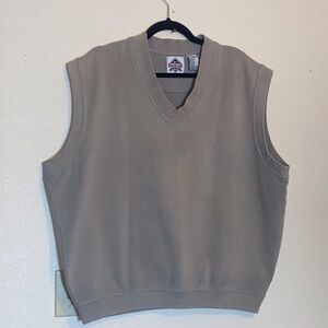 Reebok Beige Crewneck Tee with Green & Red Logo Size XL